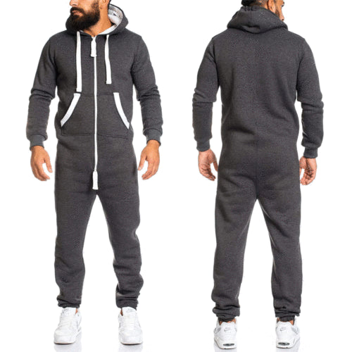 Pijama Enterizo para Hombre con Capucha y Cierre - Image 14