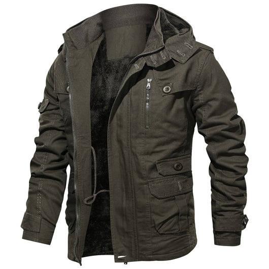 Chaqueta Acolchada Multi-bolsillos Premium Terciopelo Grueso - Image 22