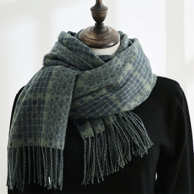 Bufanda de Cachemira Escocesa para Invierno - Cálida y Elegante - Image 13
