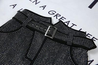 Falda Cinturón de Cuero Gamuza Diamante - Sheepskin Premium - Image 8