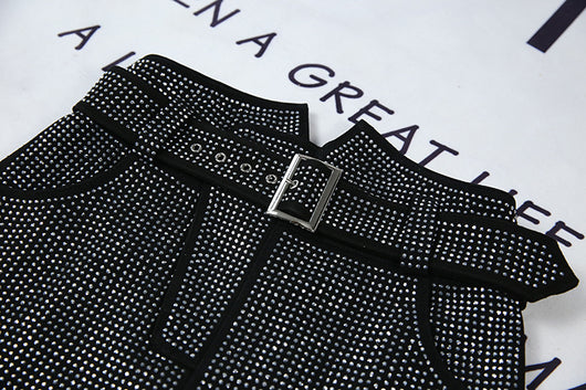 Falda Cinturón de Cuero Gamuza Diamante - Sheepskin Premium - Image 8