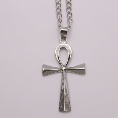 Collar Amuleto Cruz Egipcia Ankh para Hombre en Acero Inoxidable - Image 11