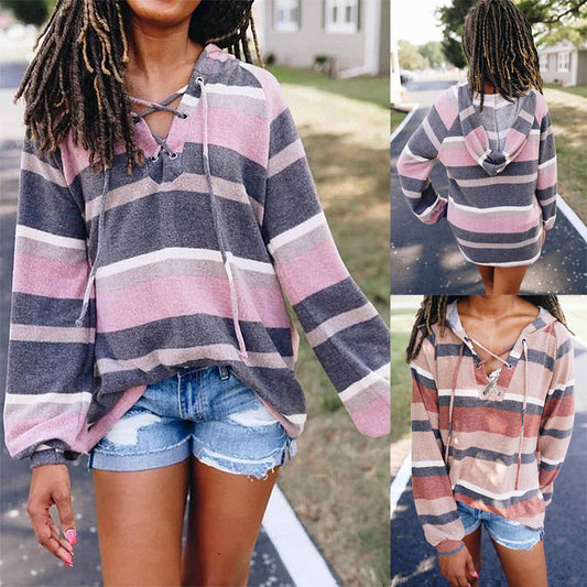 Blusa Suelta con Cordones Ajustables