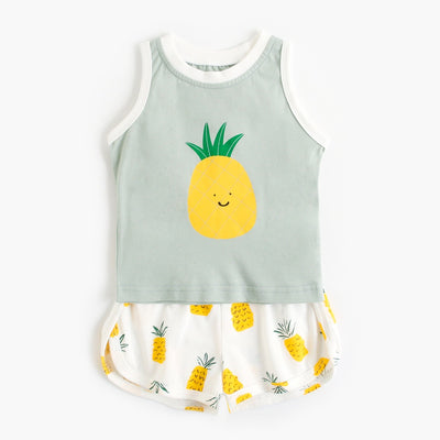 Conjunto de Chaleco y Shorts de Algodón para Niños y Niñas - Image 4