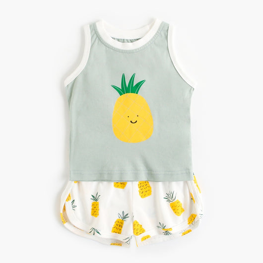 Conjunto de Chaleco y Shorts de Algodón para Niños y Niñas - Image 4