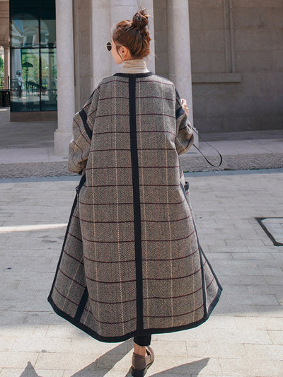 Abrigo Tweed Casual de Largo Medio - Image 9