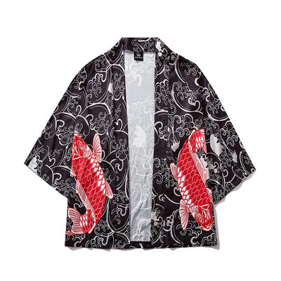 Kimono Retro Japonés de Manga 3/4 - Estilo Relajado y Trendy - Image 11