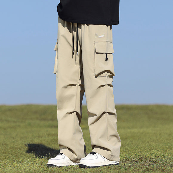 Pantalones Rectos Anchos Pu Shuai - Comodidad y Estilo Moderno