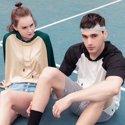 Playera con Capucha Deportiva para Parejas - Manga Corta Casual de Verano - Image 9