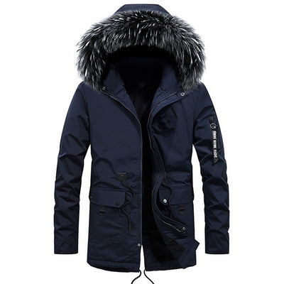 Chaqueta Acolchada Casual con Cierre para Hombre - Image 8