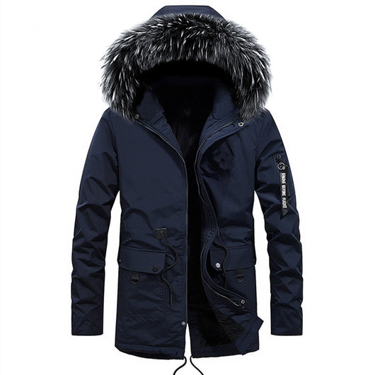 Chaqueta Acolchada Casual con Cierre para Hombre - Image 8