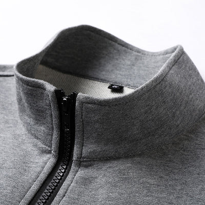 Chaqueta Casual de Algodón con Cierre y Bordados para Hombre - Image 5