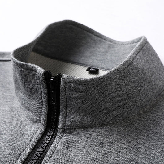 Chaqueta Casual de Algodón con Cierre y Bordados para Hombre - Image 5