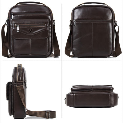 Mochila de Cuero Genuino para Hombre - Diseño Crossover Moderno - Image 33