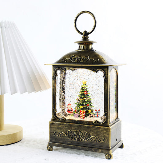Lámpara Musical de Cristal para Navidad con Caja de Música - Image 7