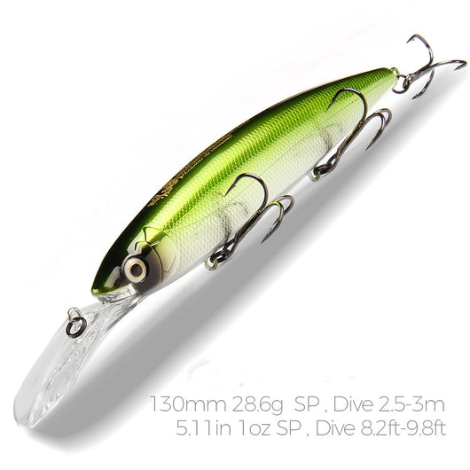 Anzuelo Artificial Flotante Lengua Larga 13cm 28g - Pesca Profunda