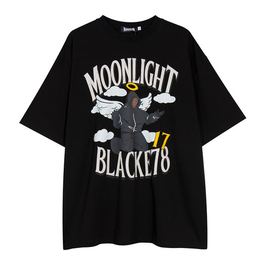 Playera Estampada Ángel Cartoon para Hombre