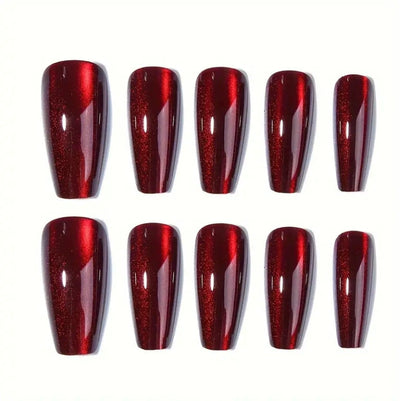 Pegatinas de Uñas Efecto Ojo de Gato 30 Piezas Largo T - Image 2