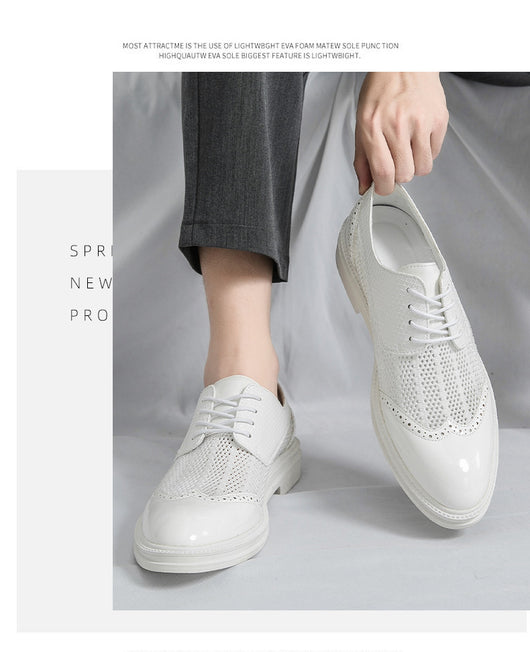 Zapatos Brogue Calados Talla Grande para Hombre - Image 10