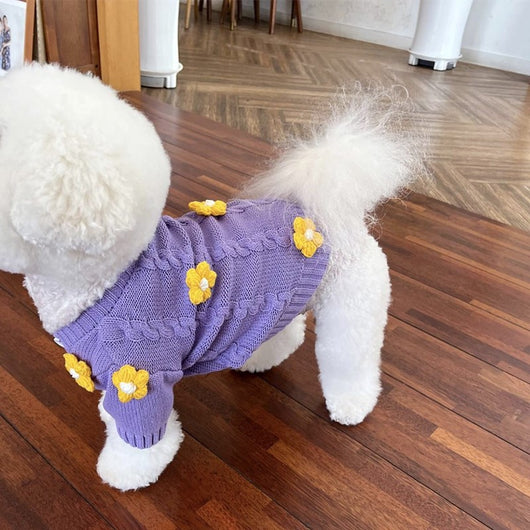 Ropa para Perros con Estampado Floral - Moda y Personalidad - Image 4