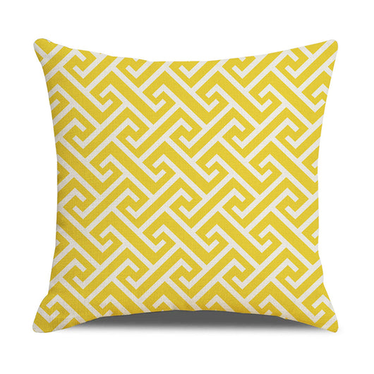 Funda de Almohada Lino Geometría Simple - Diseño Moderno para Sofá y Hogar - Image 66