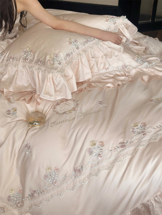 Juego de Cama Tencel de 4 Piezas para Niñas - Suave y Duradero - Image 8