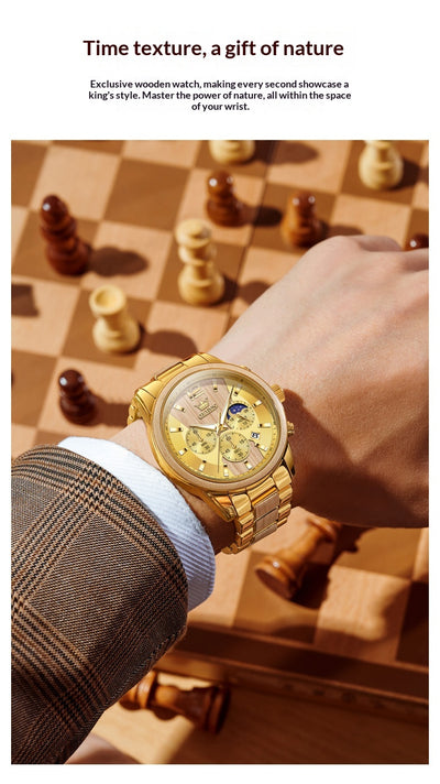 Reloj de Cuarzo para Hombre con Calendario y Seis Agujas - Image 7