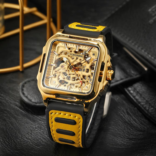 Reloj Automático Mecánico Concepto Wormhole