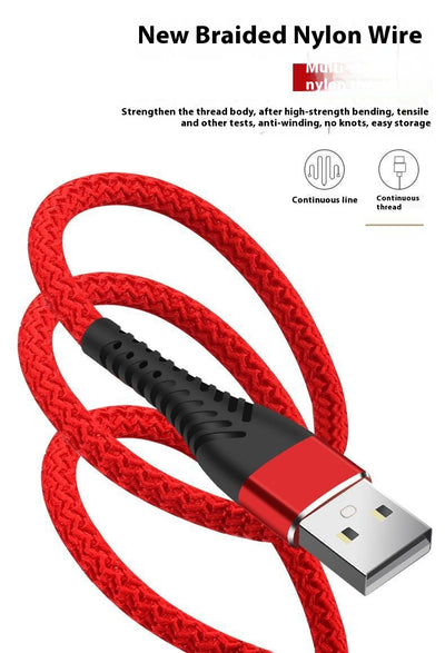 Cable de Carga Rápida y Datos USB-C con Tejido de Nylon Reforzado - Image 14