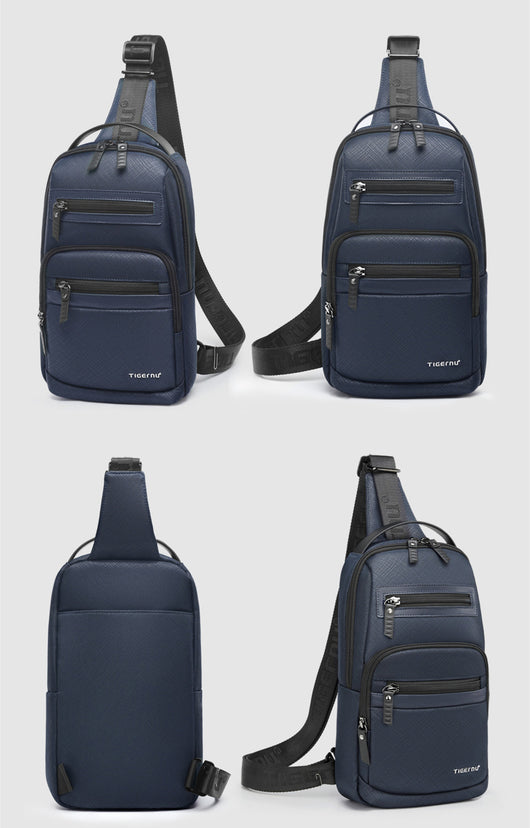 Bolsa de Pecho Impermeable para Hombre - Ligera, Elegante y Gran Capacidad - Image 9