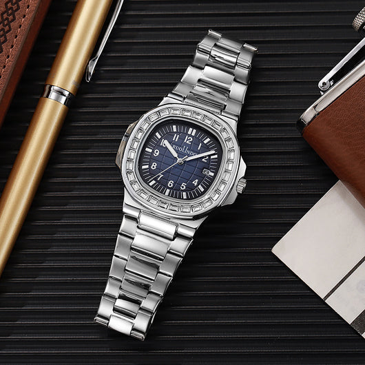 Reloj de Hombre Acero Inoxidable Doble Calendario con Esfera Luminosa - Image 13