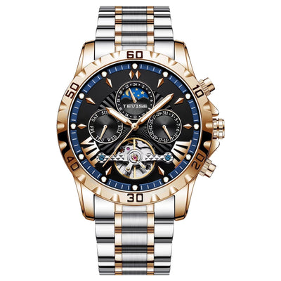 Reloj Mecánico Tourbillon Acero Inoxidable Resistente al Agua para Hombre - Image 10