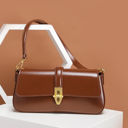 Bolso Bandolera de Cuero con Textura Salvaje para Mujer