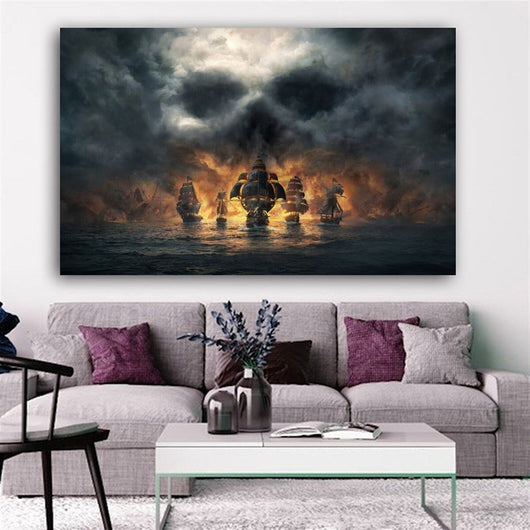 Cuadro Decorativo de Lienzo para Sala sin Marco con Sistema de Colgante Rimless - Image 9