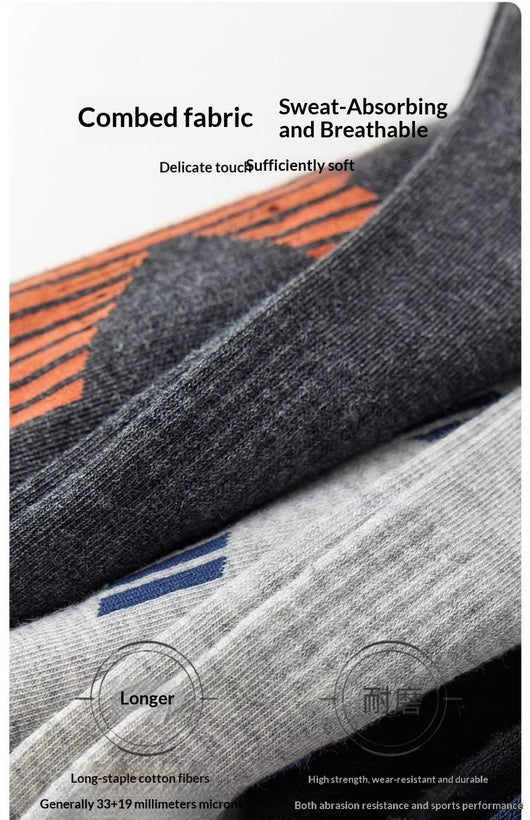 Calcetines Antibacterianos de Algodón Peinado para Hombre - Todo el Año - Image 18