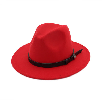 Sombrero Jazz de Ala Recta en Fieltro - Image 7