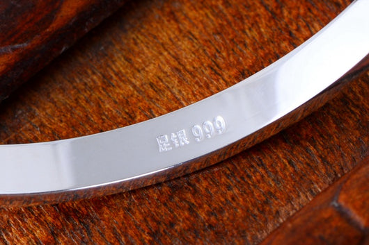 Pulsera de Plata Pulida para Parejas - Diseño Minimalista - Image 10