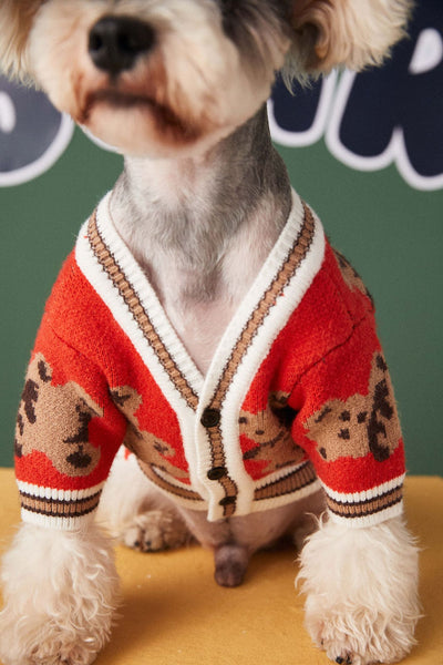 Suéter Preppy a Rayas para Perros y Gatos - Chaleco V-Neck Cálido de Invierno - Image 17