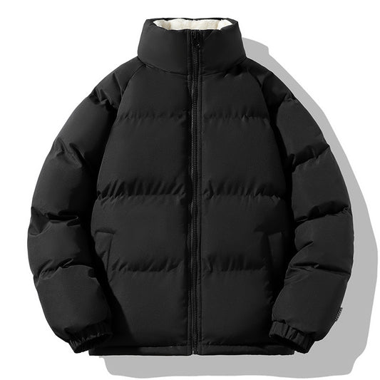 Abrigo Acolchado Grueso Cuello Alto para Hombre Talla Grande - Image 2