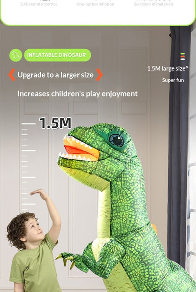Dinosaurio Inflable Gigante con Simulación Eléctrica para Niños - Image 13
