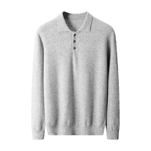 Suéter de Cachemira para Hombre con Cuello Solapa - Image 6
