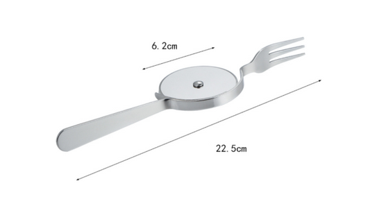 Cortador de Tortas en Acero Inoxidable con Cuchillo y Tenedor - Image 10