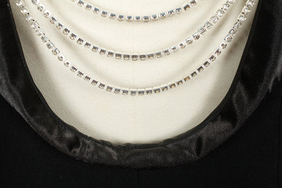 Abrigo Slim Fit con Cadena Diamante para Mujer - Image 16