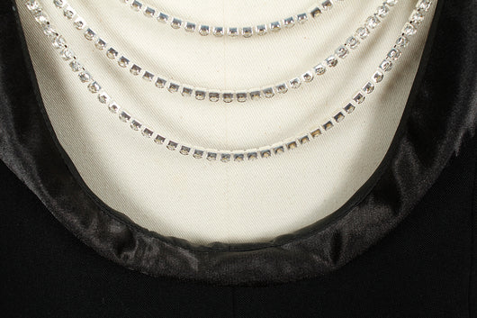 Abrigo Slim Fit con Cadena Diamante para Mujer - Image 16