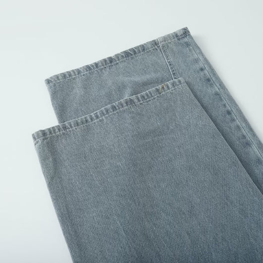 Pantalones Vaqueros Rectos de Talle Medio para Mujer - Corte Ancho Verano - Image 19