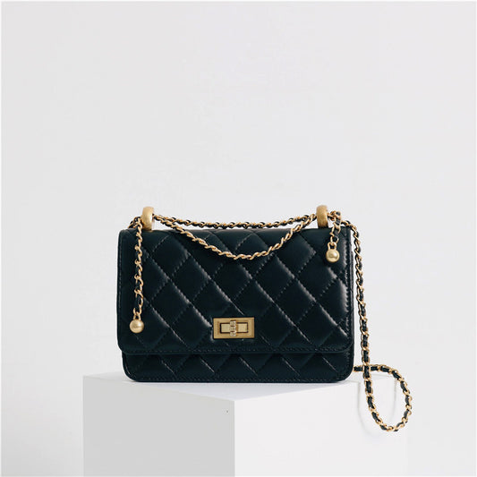 Bolso Bandolera de Piel de Cordero Estilo Fragante Pequeño