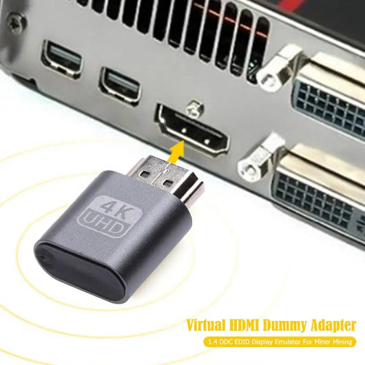 Adaptador HDMI Dummy Load con EDID - Emulador de Pantalla - Image 13