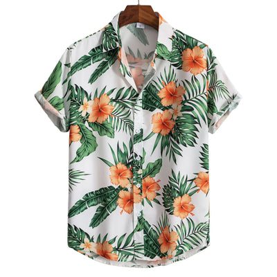 Camisa Estampada Artística para Hombre - Manga Corta - Image 6