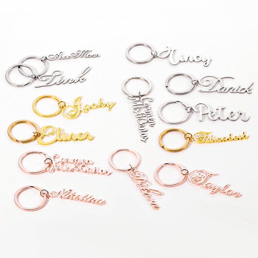 Dije Personalizado de Acero Inoxidable 304 con Iniciales para Mujer