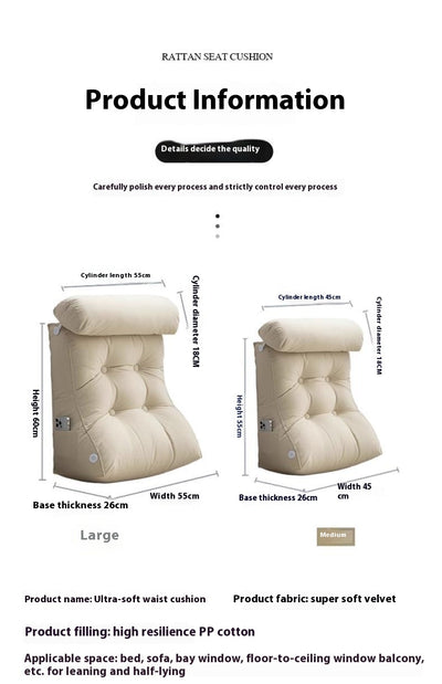 Cojín de Soporte Lumbar para Cama Extraíble y Lavable - Image 12